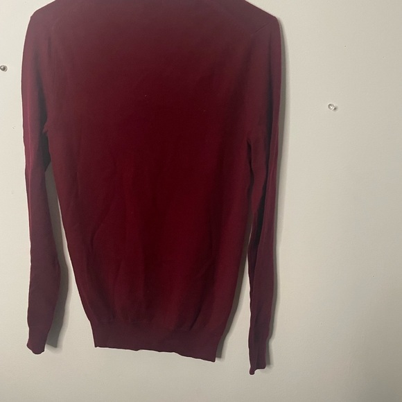 Burgundy Murano wool J.Crew sweater slim fit size XS - Picture 6 of 6